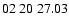 $ 02\ 20\ 27.03$