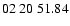 $ 02\ 20\ 51.84$