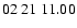 $ 02\ 21\ 11.00$