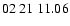 $ 02\ 21\ 11.06$