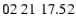 $ 02\ 21\ 17.52$