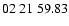 $ 02\ 21\ 59.83$