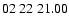 $ 02\ 22\ 21.00$