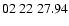 $ 02\ 22\ 27.94$