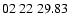 $ 02\ 22\ 29.83$