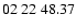 $ 02\ 22\ 48.37$