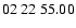 $ 02\ 22\ 55.00$