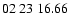 $ 02\ 23\ 16.66$