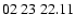 $ 02\ 23\ 22.11$