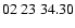 $ 02\ 23\ 34.30$