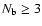 $N_{\rm b}\geq 3$