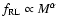 $f_{\rm RL}\propto
M^{\alpha}$