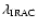 $\lambda_{\rm IRAC}$