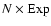 $N \times\rm Exp$