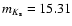 $m_{K_{\rm s}}=15.31$