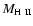 $M_{\rm H~II}$