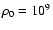 $\rho _0 = 10^{9}$