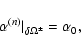 \begin{displaymath}%
\alpha^{(n)}\vert _{\delta \Omega^{\pm}} = \alpha_{0},
\end{displaymath}