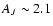 $A_{J}\sim 2.1$
