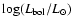 $\log(L_{\rm bol}/L_{\odot})$