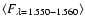$\langle F_{\lambda=1.550-1.560} \rangle$