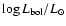 $\log{L_{\rm bol}/L_{\odot}}$