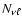 $N_{\nu\ell}$