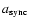 $a_{\rm sync}$