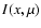 $I(x,\mu)$