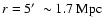 $r=5\hbox{$^\prime$ }\sim 1.7~{\rm Mpc}$