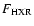 $F_{\rm HXR}$