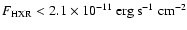 $F_{\rm HXR}<2.1\times10^{-11}~{\rm
erg~s^{-1}~cm^{-2}}$