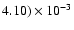 $4.10)\times10^{-3}$