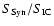 $S_{\rm Syn}/S_{\rm IC}$