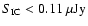 $S_{\rm IC}<0.11~{\rm\mu Jy}$