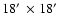 $18\hbox{$^\prime$ }\times18\hbox{$^\prime$ }$