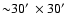${\sim}30\hbox{$^\prime$ }\times 30\hbox{$^\prime$ }$