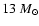 $13~M_{\odot}$