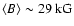 $\left\langle B \right\rangle \sim 29~{\rm kG}$