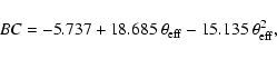 \begin{displaymath}BC = -5.737+18.685~\theta_{\rm eff}-15.135~\theta_{\rm eff}^2,\end{displaymath}