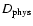 $D_{\rm phys}$