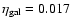$\eta_{\rm gal}=0.017$
