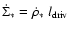 $\dot{\Sigma}_{*}=\dot{\rho}_{*}~l_{\rm driv}$