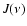 $J(\nu)$