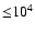 ${\leq}10^4$