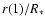 $r(1)/R_{\ast}$