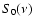 $S_0(\nu)$