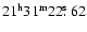 $21^{\rm h} 31^{\rm m} 22 \hbox{$.\!\!^{\rm s}$ }62$