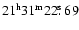 $21^{\rm h}31^{\rm m}22\hbox{$.\!\!^{\rm s}$ }69$