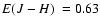 $\mbox{$E(J-H)$ }=0.63$